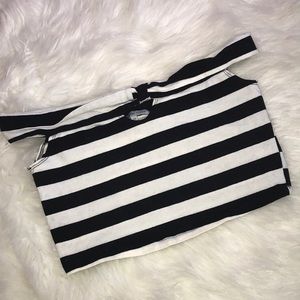 Charlotte Russe off the shoulder crop top